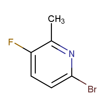 2-溴-5-氟-6-甲基吡啶化学结构式