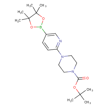 tert-butyl 4-[5-(4,4,5,5-tetramethyl-1,3,2-dioxaborolan-2-yl)pyridin-2-yl]piperazine-1-carboxylate