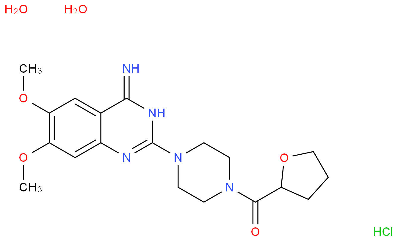 Terazosin hydrochloride dihydrate  