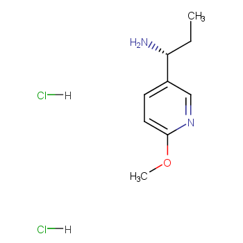 (R)-1-(6-甲氧基吡啶-3-基)丙-1-胺二盐酸盐/2411592-20-4