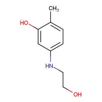 2-Methyl-5-N-hydroxyethylamino phenol  