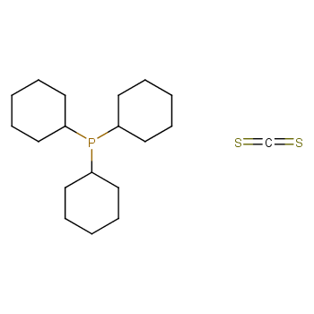 Phosphine, tricyclohexyl-, compd. with carbon disulfide (1:1)