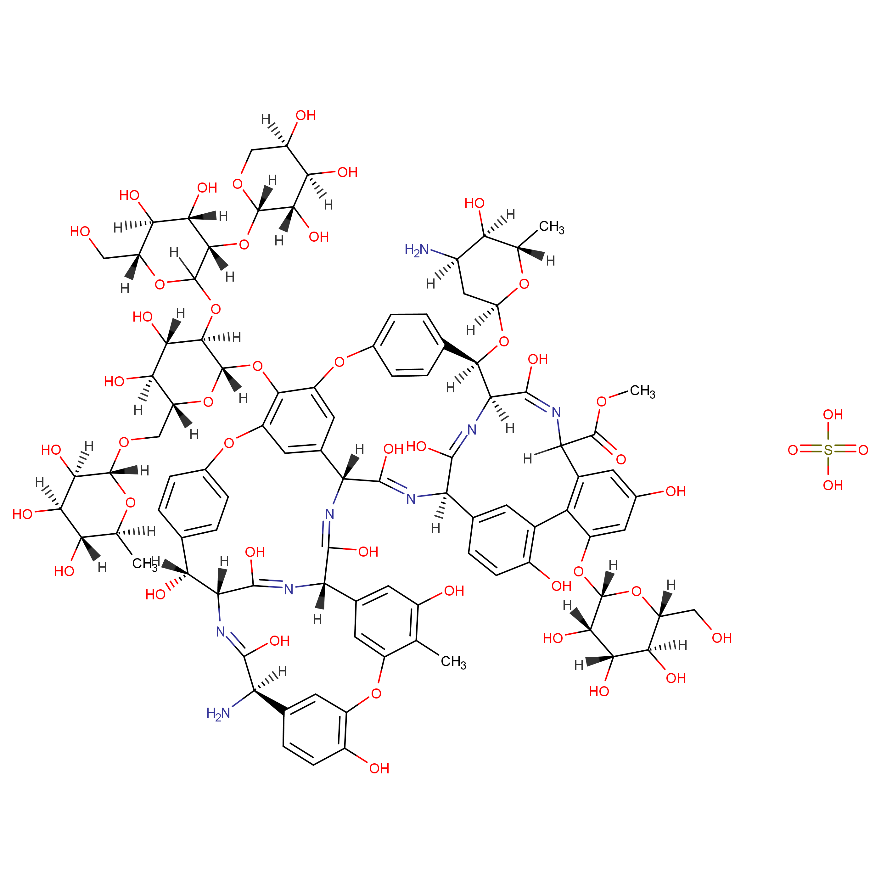 Ristomycin, sulfate (salt)  