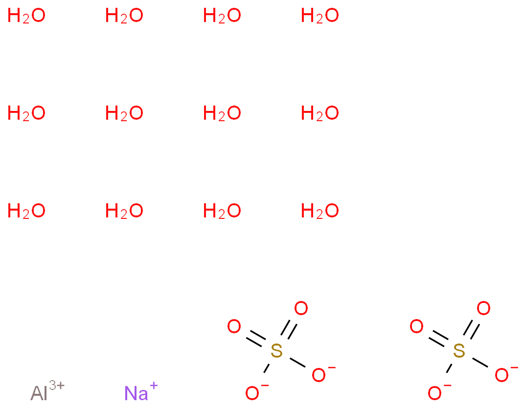 Sulfuric acid, aluminumsodium salt (2:1:1), dodecahydrate (8CI,9CI)  