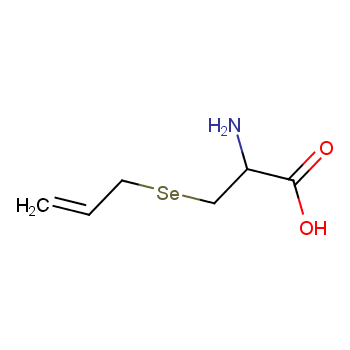 3-(2-丙烯基硒基)-L-丙氨酸化学结构式