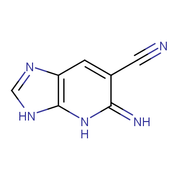 (9ci)-5-氨基-1H-咪唑并[4,5-b]吡啶-6-甲腈