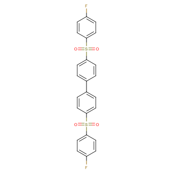 4,4'-二(4-氟苯基)磺酰基-1,1'-联苯 CAS号:136012-52-7科研及生产专用 高校及研究所支持货到付款
