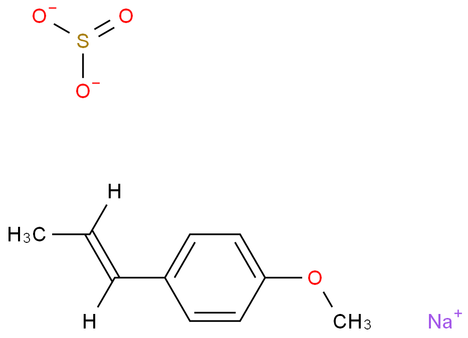 聚茴香磺酸 钠盐化学结构式