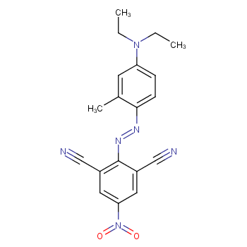 2-[[4-(diethylamino)-2-methylphenyl]azo]-5-nitrobenzene-1,3-dicarbonitrile