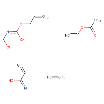 allyl N hydroxymethyl carbamate ethylene prop 2 enamide vinyl