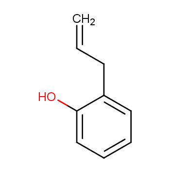 2-烯丙基酚化学结构式