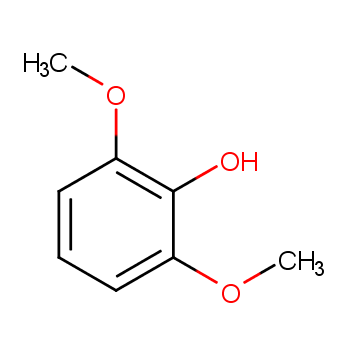 2,6-二甲氧基苯酚化学结构式