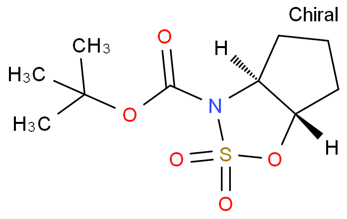 (3AS,6AS)-四氢环戊二烯并[D][1,2,3]氧杂噻唑-3(3AH)-羧酸叔丁酯 2,2-二氧化物