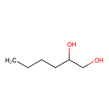 DL-1,2-己二醇化学结构式