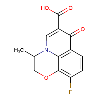 左氧氟沙星杂质J化学结构式