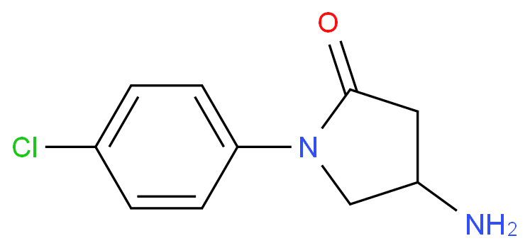 4-amino-1-(4-chlorophenyl)pyrrolidin-2-one(SALTDATA: HCl)