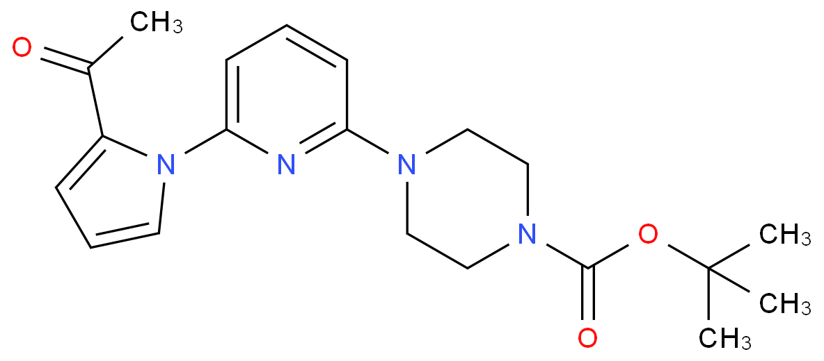 tert-butyl 4-(6-(2-acetyl-1H-pyrrol-1-yl)pyridin-2-yl)piperazine-1-carboxylate  