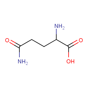 L-谷氨酰胺 56-85-9結構式