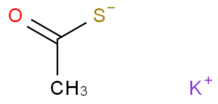 硫代乙酸钾化学结构式