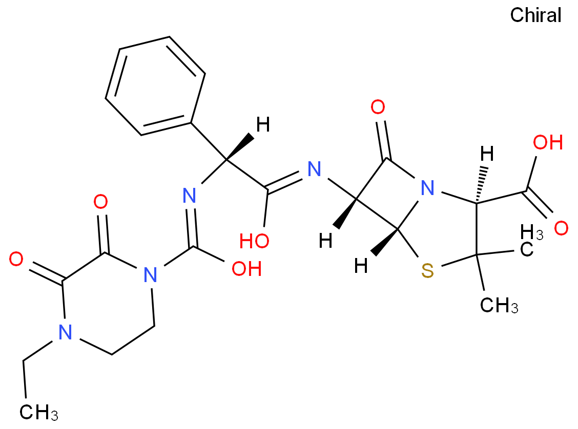 哌拉西林化学结构式