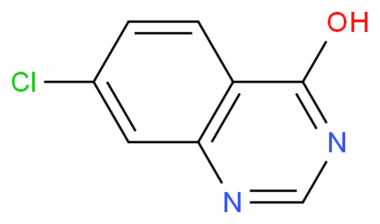 7-CHLORO-4-QUINAZOLINOL structure