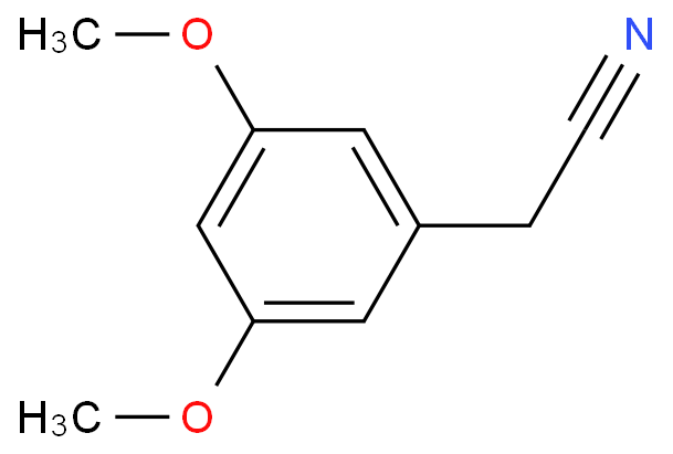 3,5-二甲氧基苯基乙腈化学结构式