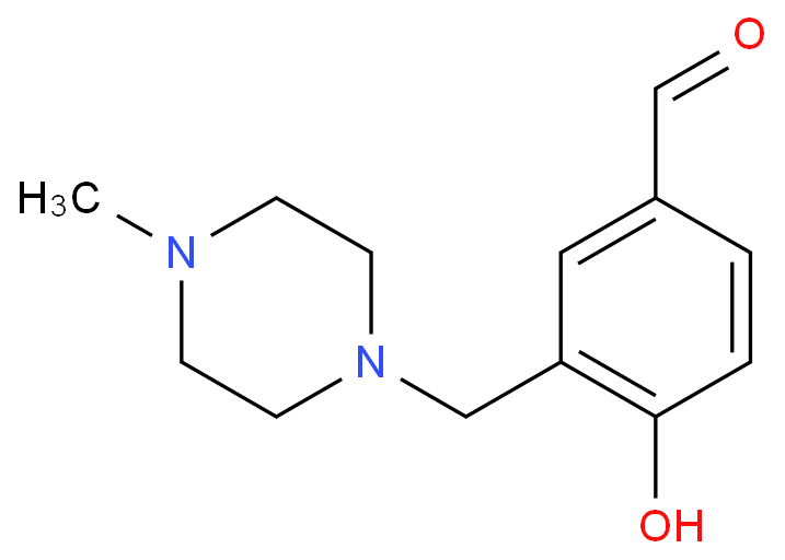 4-Hydroxy-3-(4-methylpiperazin-1-ylmethyl)-benzaldehyde