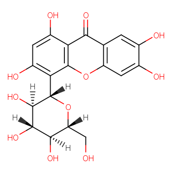 1,3,6,7-tetrahydroxy-4-[(2S,3R,4R,5S,6R)-3,4,5-trihydroxy-6-(hydroxymethyl)oxan-2-yl]xanthen-9-one