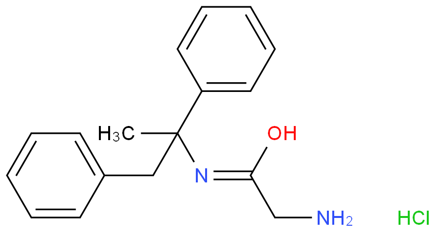 2-amino-N-(1,2-diphenylpropan-2-yl)acetamide,hydrochloride