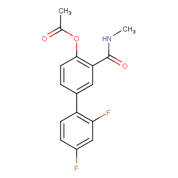 2,4-二氟-3-(甲基氨基甲酰)联苯-4-乙酸