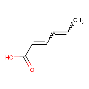 Sorbic acid structure