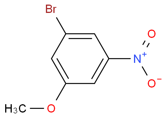 1-溴-3-甲氧基-5-硝基苯化学结构式