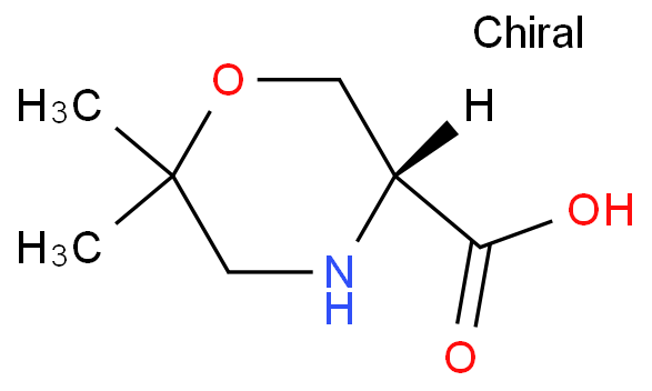 (3R)-6,6-二甲基-3-吗啉羧酸 1313479-60-5
