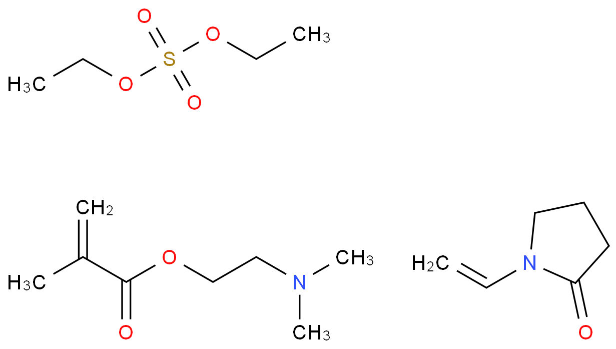 聚[(2-甲基丙烯酸二甲氨基乙基硫酸二乙酯-co(1-乙烯基-2-吡咯烷酮)]