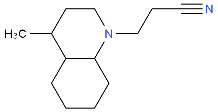 3-(4-methyl-decahydroquinolin-1-yl)propanenitrile