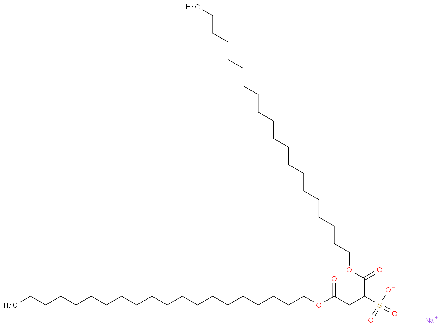 Butanedioic acid,2-sulfo-, 1,4-dieicosyl ester, sodium salt (1:1)