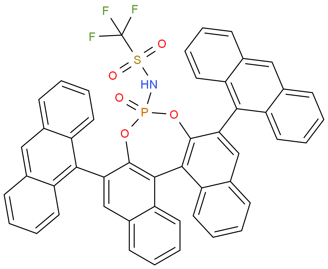 N-[(11BS)-2,6-二(9-蒽基)-4-氧-联萘并[2,1-D:1',2'-F][1,3,2]二氧磷杂-4-基]-1,1,1-三氟甲磺酰胺