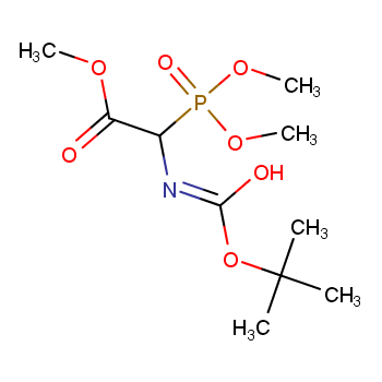Boc--phosphonoglycine trimethyl ester