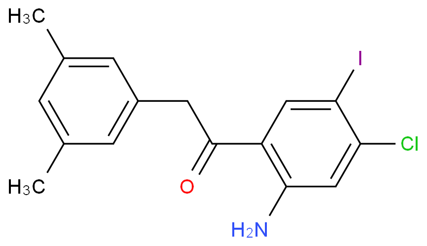 1-(2-AMino-4-chloro-5-iodo-phenyl)-2-(3,5-diMethyl-phenyl)-ethanone