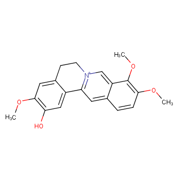 3,9,10-trimethoxy-5,6-dihydroisoquinolino[2,1-b]isoquinolin-7-ium-2-ol