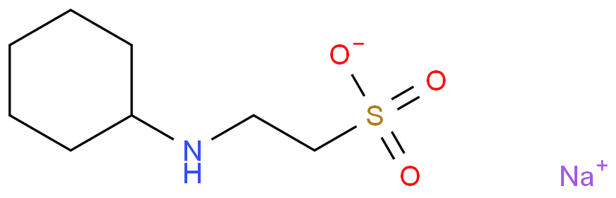 2-环己胺基乙磺酸钠化学结构式