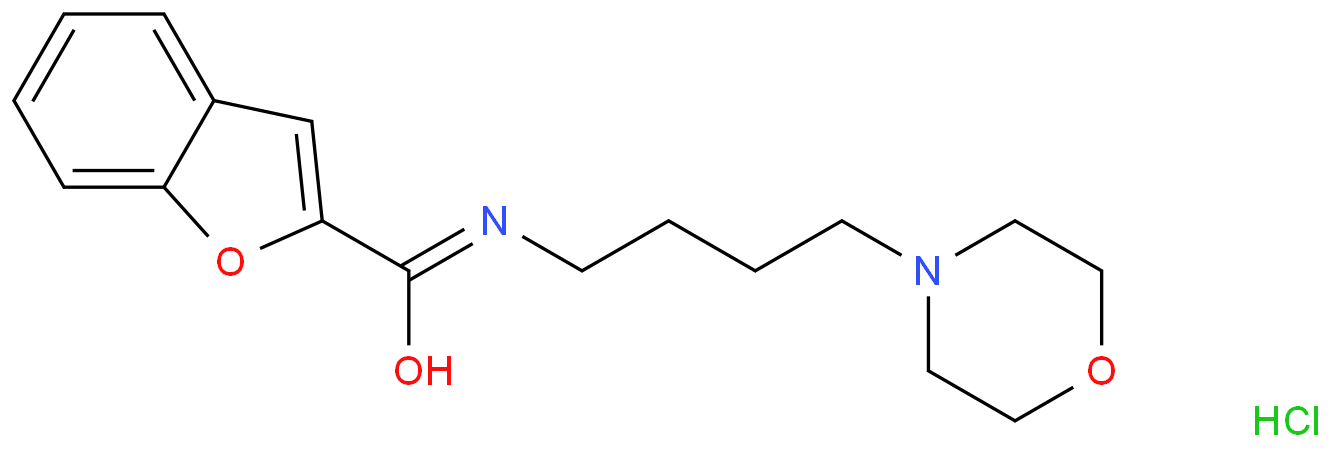 N-[4-(4-Morpholinyl)butyl]-2-benzofurancarboxamide hydrochloride