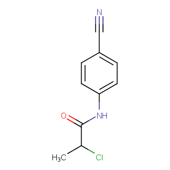 2-Chloro-N-(2-chloro-5-cyanophenyl)propanamide 1533059-40-3 wiki