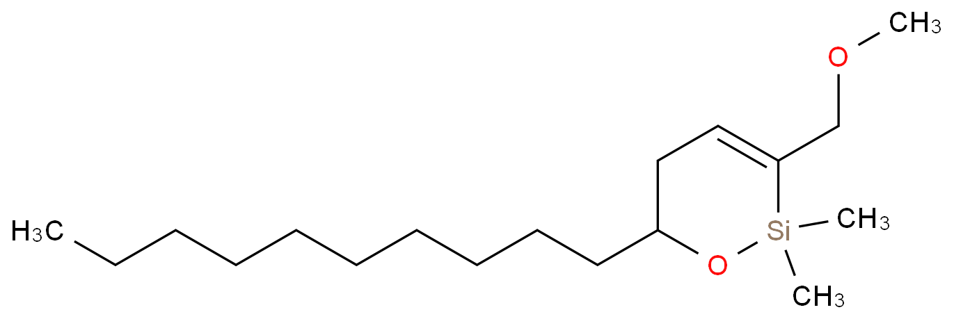 (+\/-)-6-decyl-3-methoxymethyl-2,2-dimethyl-5,6-dihydro-2H-[1,2]oxasiline