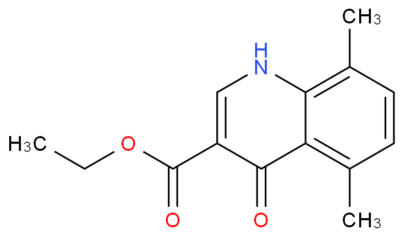 4-HYDROXY-5,8-DIMETHYL-QUINOLINE-3-CARBOXYLIC ACID ETHYL ESTER