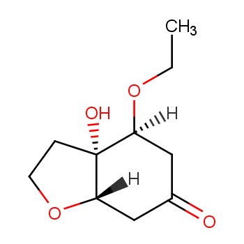 6(2H)-Benzofuranone,4-ethoxyhexahydro-3a-hydroxy-,(3aR,4S,7aR)-rel-(-)-(9CI)