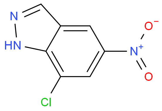 7-氯-5-硝基-1H-吲唑 产品图片