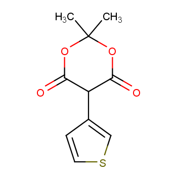 2,2-dimethyl-5-thiophen-3-yl-1,3-dioxane-4,6-dione