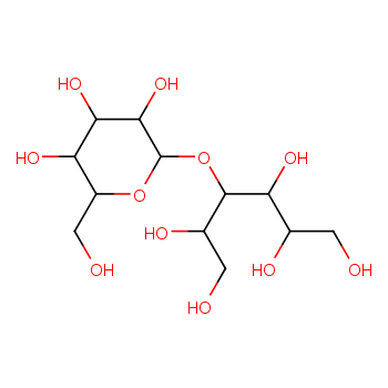 乳糖醇化学结构式