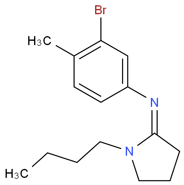3-bromo-N-[(2E)-1-butylpyrrolidin-2-ylidene]-4-methylaniline 51170-63-9 ...